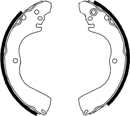 ABE C05064ABE - Zestaw szczęk hamulcowych parts5.com