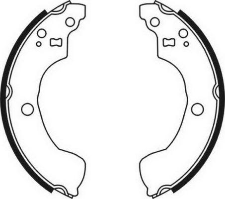 ABE C01051ABE - Brake Shoe Set parts5.com