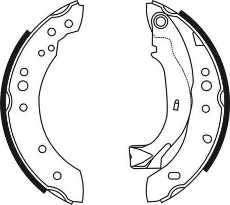 ABE C0C019ABE - Set saboti frana parts5.com