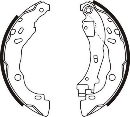 ABE C0C020ABE - Set saboti frana parts5.com