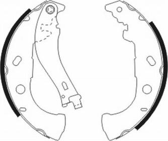 ABE C0F015ABE - Set saboti frana parts5.com