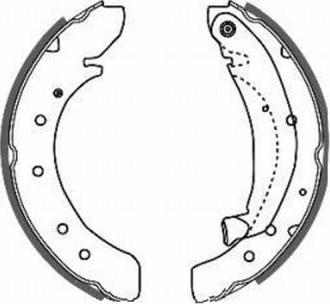 ABE C0P013ABE - Brake Shoe Set parts5.com