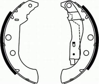 ABE C0P029ABE - Komplet kočionih papuča parts5.com