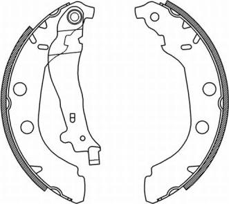 ABE C0P027ABE - Set saboti frana parts5.com