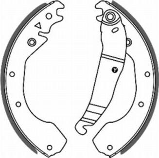 ABE C0X004ABE - Brake Shoe Set parts5.com