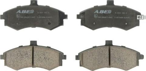 ABE C10515ABE - Set placute frana,frana disc parts5.com