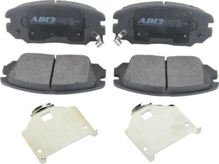 ABE C10517ABE - Sada brzdových destiček, kotoučová brzda parts5.com