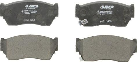 ABE C11048ABE - Set placute frana,frana disc parts5.com