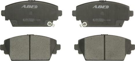 ABE C11070ABE - Brake Pad Set, disc brake parts5.com