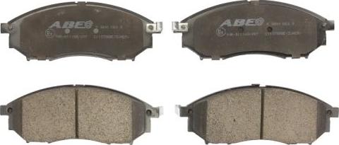 ABE C11078ABE - Brake Pad Set, disc brake parts5.com