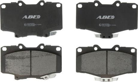 ABE C12071ABE - Комплект спирачно феродо, дискови спирачки parts5.com