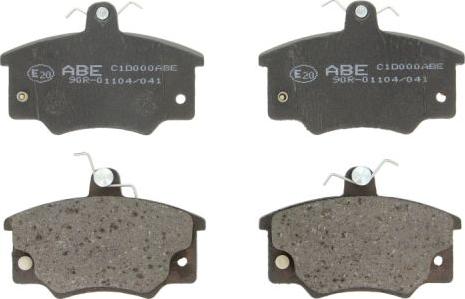 ABE C1D000ABE - Sada brzdových destiček, kotoučová brzda parts5.com