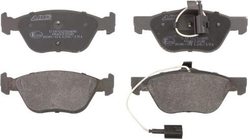 ABE C1F025ABE - Brake Pad Set, disc brake parts5.com