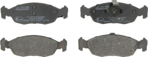 ABE C1P018ABE - Σετ τακάκια, δισκόφρενα parts5.com