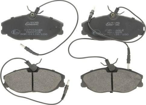 ABE C1P024ABE - Brake Pad Set, disc brake parts5.com