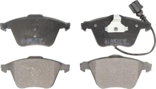 ABE C1W076ABE - Brake Pad Set, disc brake parts5.com