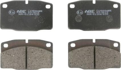 ABE C1X000ABE - Set placute frana,frana disc parts5.com