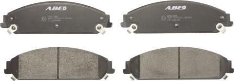 ABE C1Y035ABE - Brake Pad Set, disc brake parts5.com