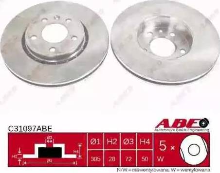 ABE C31097ABE - Piduriketas parts5.com