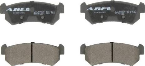 ABE C20006ABE - Set placute frana,frana disc parts5.com