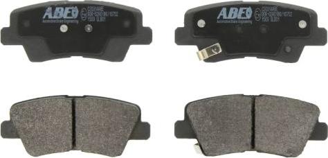 ABE C20314ABE - Sada brzdových destiček, kotoučová brzda parts5.com