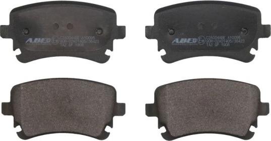 ABE C2A004ABE - Brake Pad Set, disc brake parts5.com