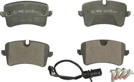 ABE C2A006ABE - Brake Pad Set, disc brake parts5.com