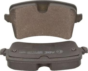 ABE C2A007ABE - Brake Pad Set, disc brake parts5.com