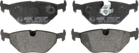 ABE C2B007ABE - Set placute frana,frana disc parts5.com