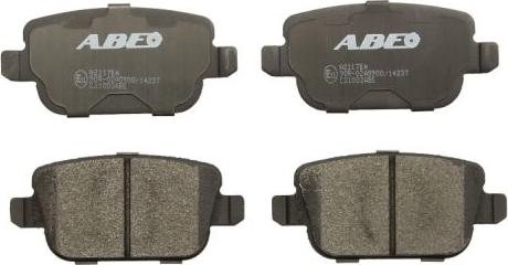 ABE C2I003ABE - Brake Pad Set, disc brake parts5.com