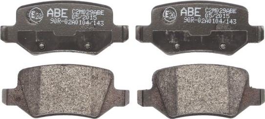 ABE C2M029ABE - Brake Pad Set, disc brake parts5.com