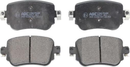 ABE C2W035ABE - Sada brzdových destiček, kotoučová brzda parts5.com