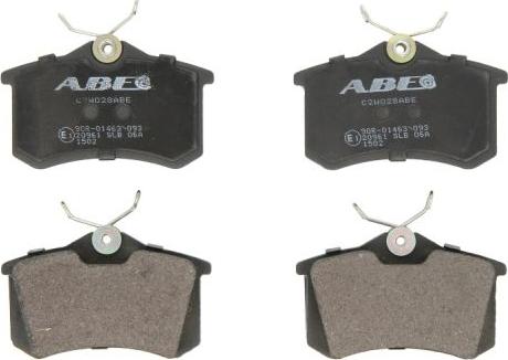 ABE C2W028ABE - Brake Pad Set, disc brake parts5.com