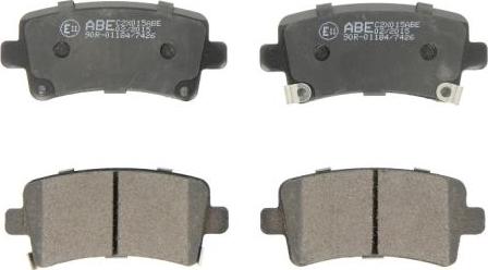 ABE C2X015ABE - Set placute frana,frana disc parts5.com