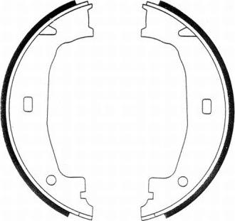 ABE CRB004ABE - Set saboti frana, frana de mana parts5.com