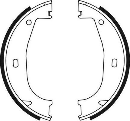 ABE CRB001ABE - Brake Shoe Set, parking brake parts5.com