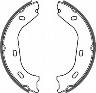 ABE CRM000ABE - Piduriklotside komplekt,seisupidur parts5.com