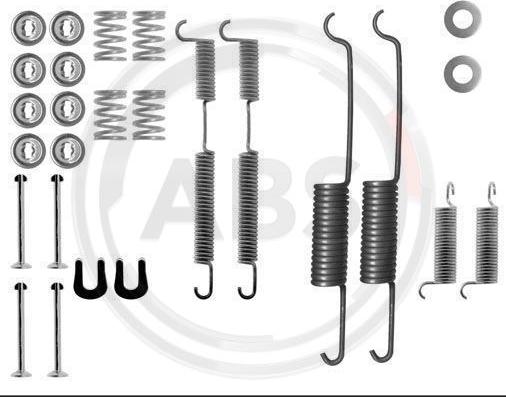 A.B.S. 0518Q - Sada príslużenstva brzdovej čeľuste parts5.com