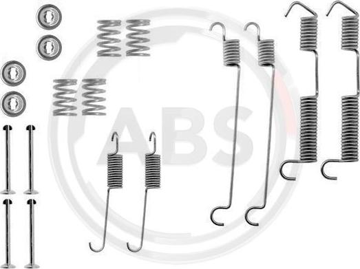 A.B.S. 0646Q - Set accesorii, sabot de frana parts5.com