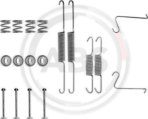 A.B.S. 0603Q - Set accesorii, sabot de frana parts5.com