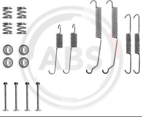 A.B.S. 0618Q - Zubehörsatz, Bremsbacken parts5.com