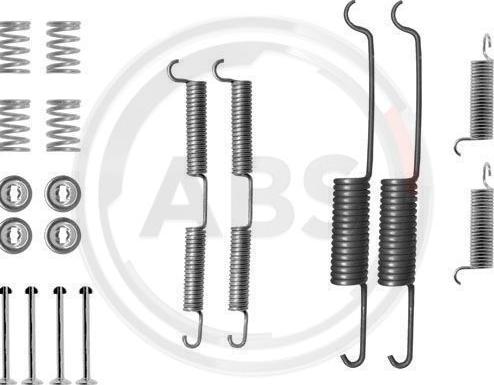 A.B.S. 0687Q - Tarvikesarja, jarrukengät parts5.com