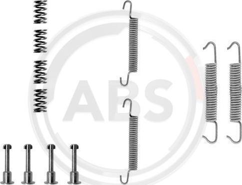 A.B.S. 0621Q - Set accesorii, saboti frana parcare parts5.com