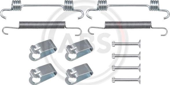 A.B.S. 0044Q - Set accesorii, sabot de frana parts5.com