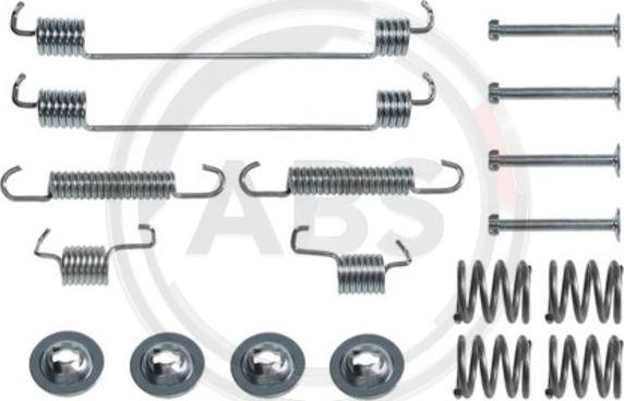 A.B.S. 0014Q - Set accesorii, sabot de frana parts5.com