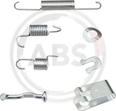 A.B.S. 0028Q - Set accesorii, saboti frana parcare parts5.com