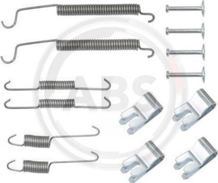 A.B.S. 0891Q - Set accesorii, sabot de frana parts5.com