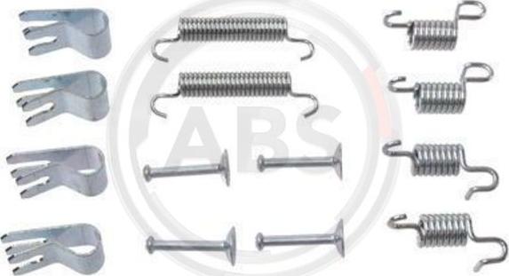 A.B.S. 0850Q - Sada príslużenstva čeľustí parkovacej brzdy parts5.com