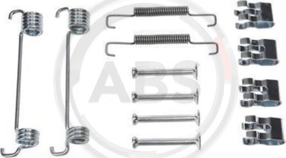 A.B.S. 0851Q - Kit d'accessoires, mâchoires de frein de stationnement parts5.com