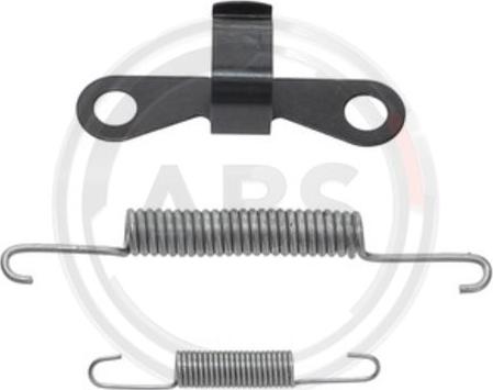 A.B.S. 0869Q - Set accesorii, sabot de frana parts5.com